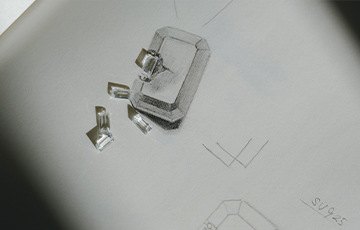 「尊重されるべき“個性”をジュエリーとして表現したい。」そんな想いから、デッドストックや廃棄予定となってしまっている宝石をあえてリデザインしています。