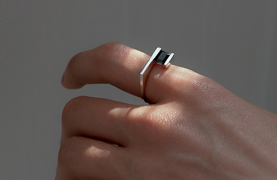 “Yugen”03 Ring [Onyx]