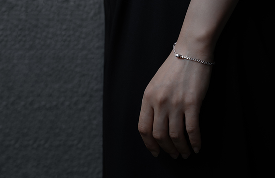 “Segme”08 Bracelet [Smoky Quartz]